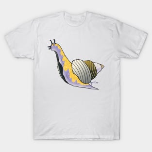 Nonbinary Pride Snail T-Shirt
